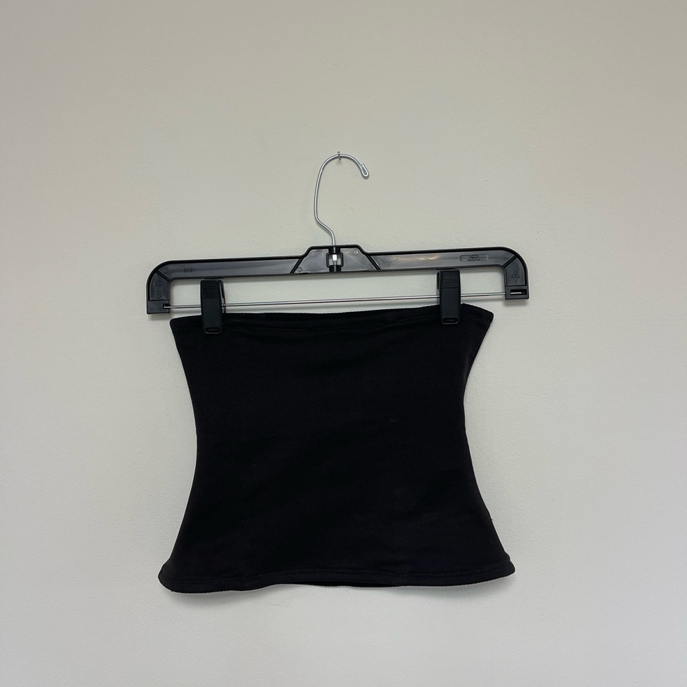 Black Strapless Waist Trainer - Women's Classic Crop